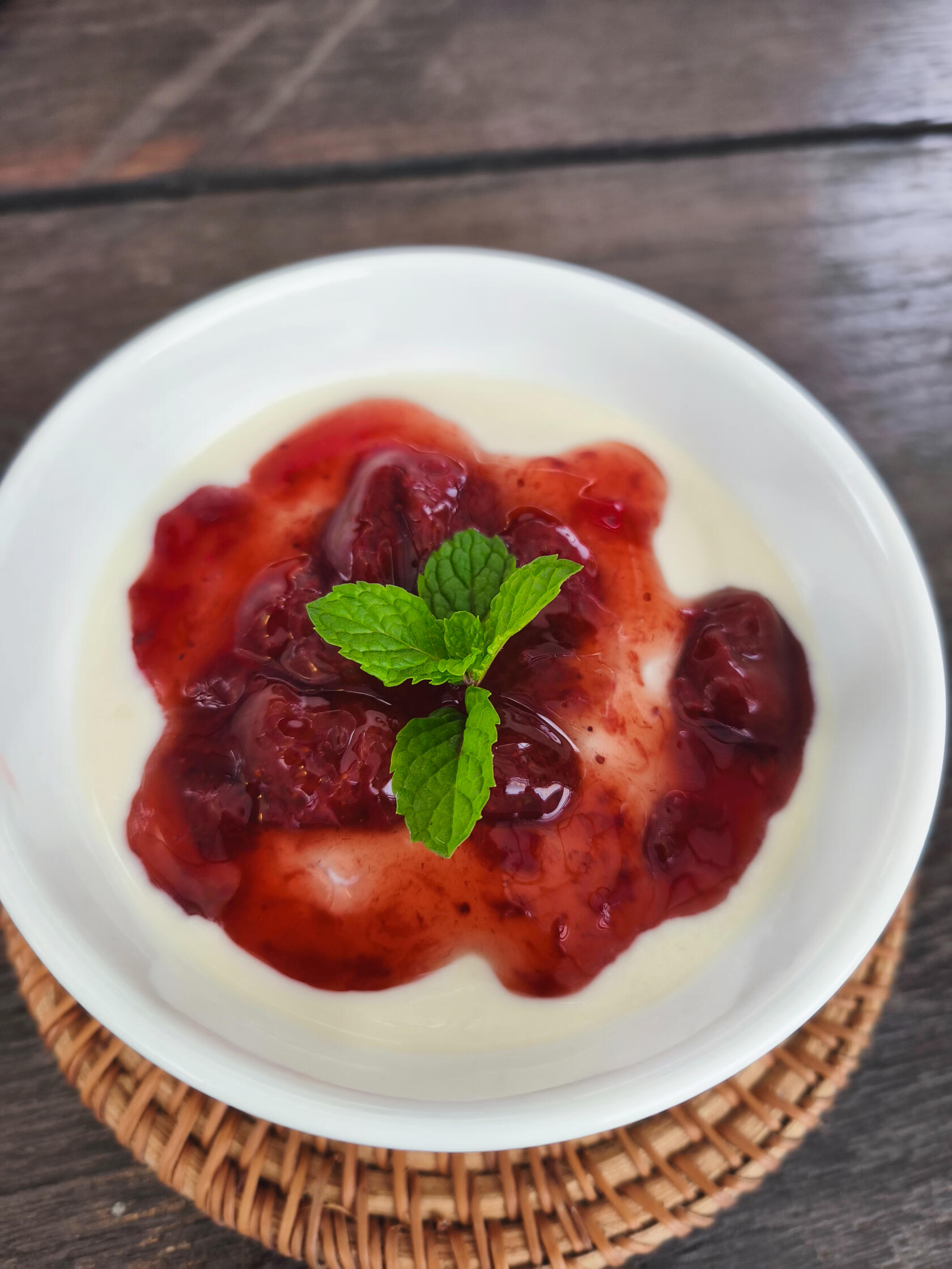 Strawberry Panna Cotta
